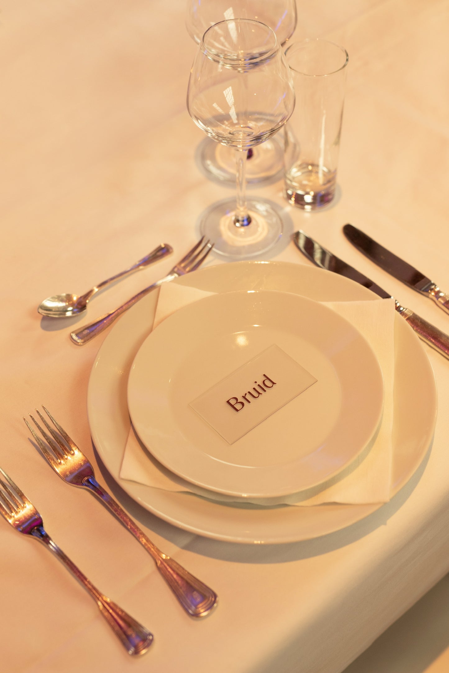 Naamkaartjes transparant